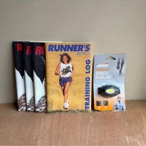 Runner’s Gift: Avia Runner’s LED Headlamp With 4 Runner’s World Training Logs